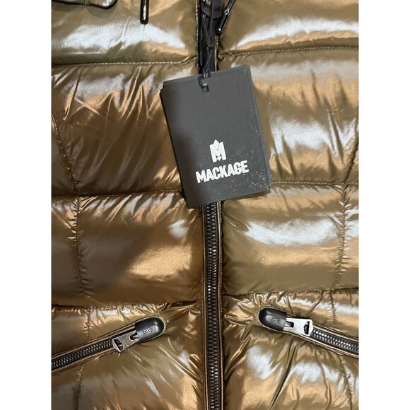 New with Tags MACKAGE Madalyn Duck Down Army Jacket Coat XS Retail $890 - Picture 3 of 6